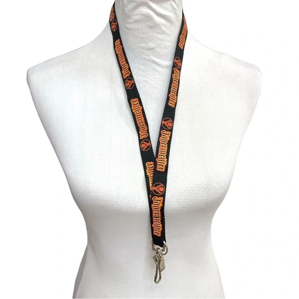 Jägermeister Badge Lanyard Black Orange One Size Fits Most